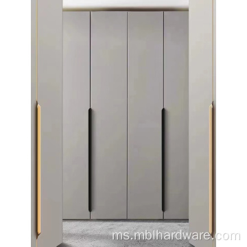 Pemegang pintu kabinet rumah tangga logam aluminium